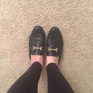 Black slip ons